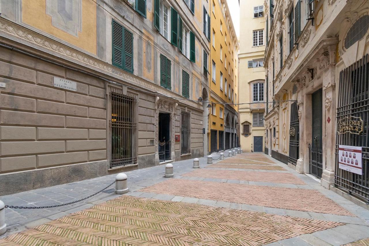 Centro Storico Caruggi 2Min Acquario Pellicceria Superior Loft Palazzo Rolli Lejlighed Genova Eksteriør billede